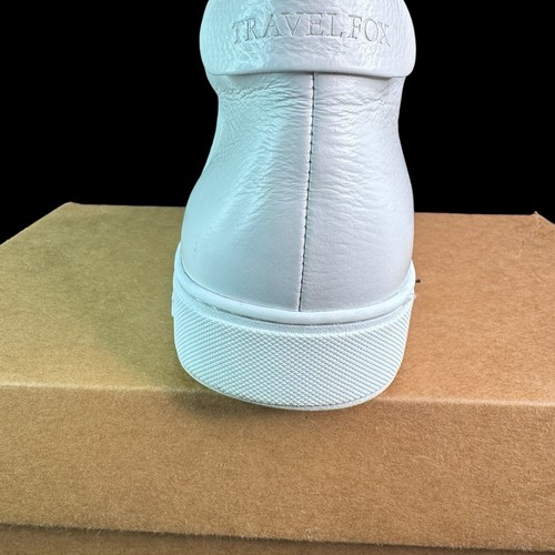 Travel Fox Mid Tab White Leather/White Sole Shoes 915612-107 Mens Sz 10.5 *READ* - Picture 11 of 23