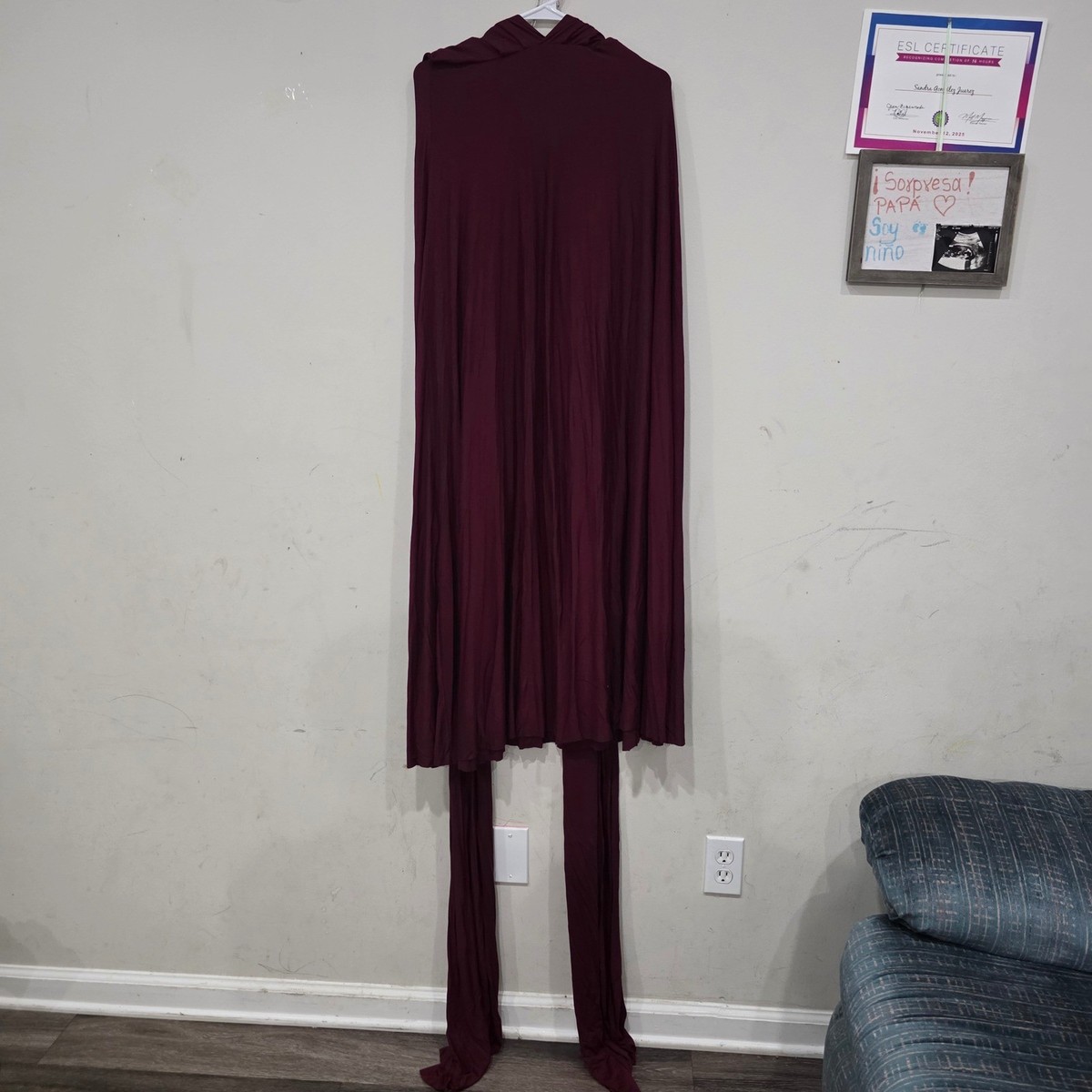 Lulus Tricks of the Trade Burgundy Convertible Maxi Dress Burgundy Size M View 3