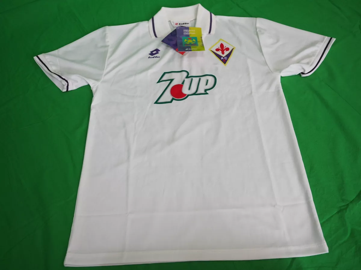 ACF Fiorentina Club Soccer Football Men's T Tee Shirt Handmade Team Sports  white