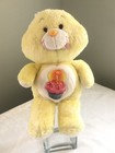 Vintage 1983 Kenner Yellow Care Bears Birthday Bear Plush Toy 13"