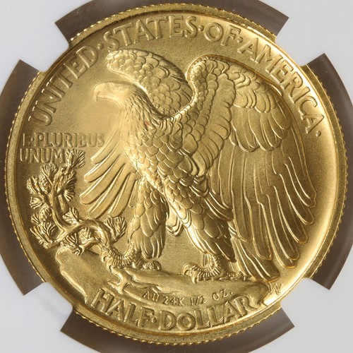 Walking Liberty 50c Centennial NGC SP70 2016-W oro 24K 1/2 oz - Imagen 4 de 4