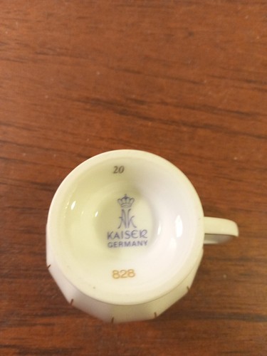 German Kaiser Small Demitasse Cup and Saucer - Picture 6 of 6