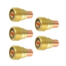 5x Spannh&uuml;lsengeh&auml;use mit Gaslinse f&uuml;r WIG-Brenner 9 / 20