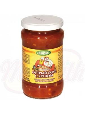 Scharfe Tomatensauce mit Tafelmeerrettich ''Na Pososchok'' Острый соус с хреном 