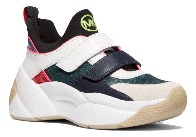 keeley canvas and leather trainer