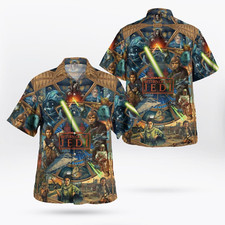 Camisa Hawaiana Star Wars Of The Jedi Star Wars 2026 Aniversario