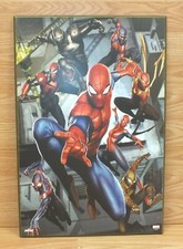 Marvel Avengers 13 x 19 inch Wooden Spider Man Wall Hanging Decor Picture