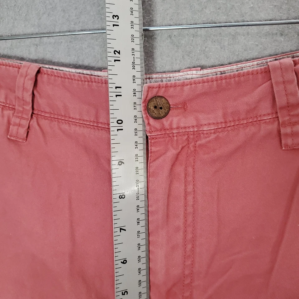 Reyn Spooner 男式短裤 34 三文鱼夏威夷斜纹布休闲 9 英寸内缝 — 第 4/4 张图片