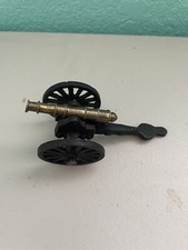 Vintage Cast Iron And Brass Cannon 4.5