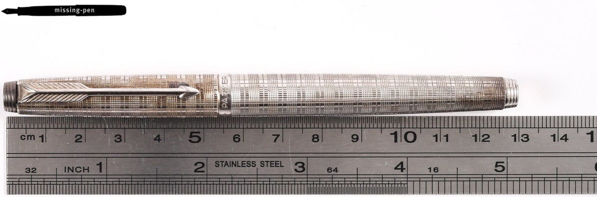 Parker 75 Cartridges Fountain Pen Ecossais Silver 30 Micron