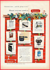 1955 RONSON LIGHTER AD ~ 8 DIFFERENT MODELS SHOWN ~ 10x14