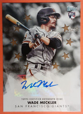WADE MECKLER 2024 Topps Series 2 Baseball Stars *Gold* Auto RC (/50) BSA2-WM