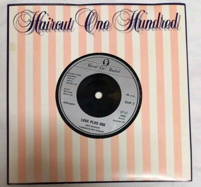 Haircut One Hundred /  Love Plus One / Single Platte 7''
