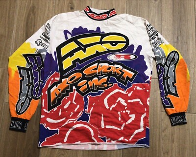 1994 AXO SporAcquator Jersey Vintage Retro Mx Motocross Trikot Epoche Cross no JT