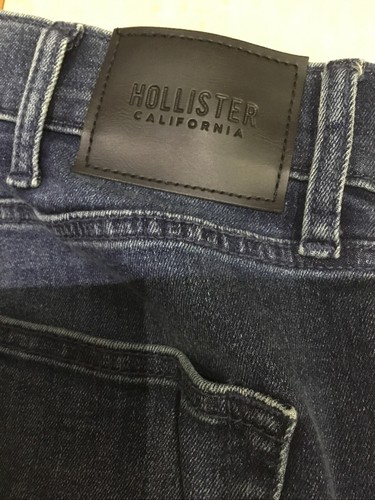 Super Skinny Herren Hollister Jeans Stretch Distressed 36 x 32 sehr guter Zustand - Bild 9 von 10