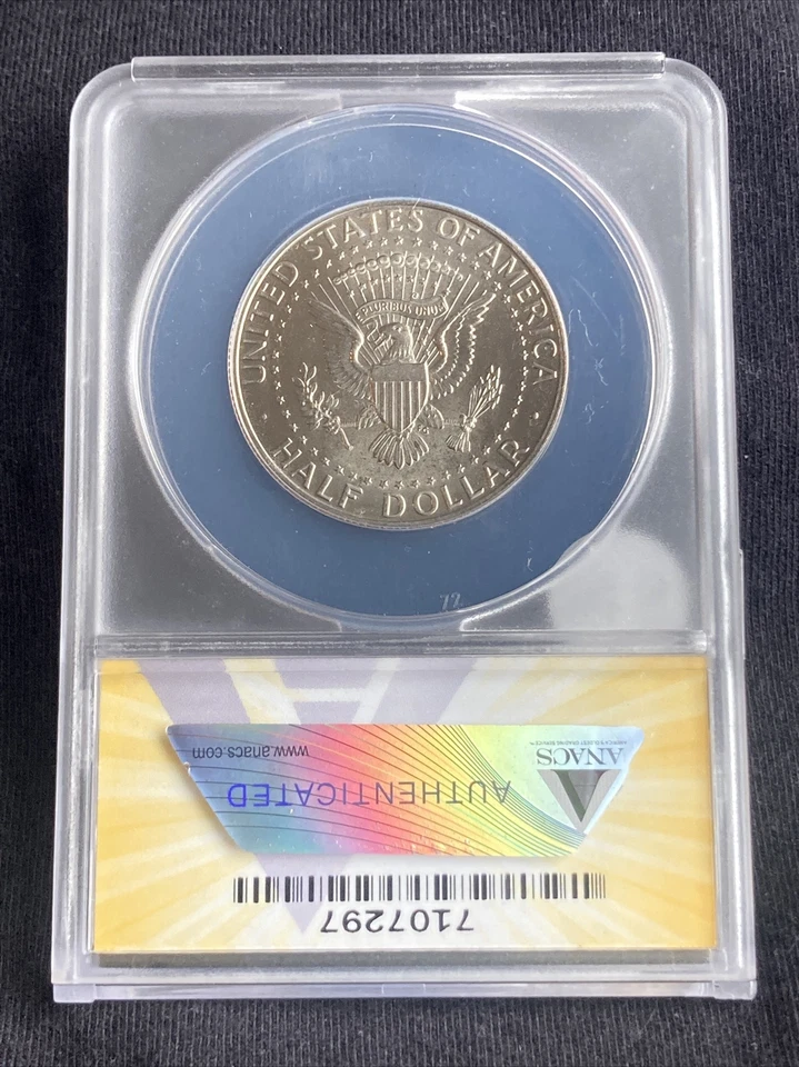 1990-D Kennedy Half Dollar MS67 ANACS K529 - Image 2 of 2