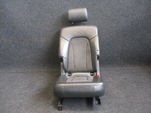 LEDER ALCANTARA Rücksitzbank rechts Audi Q7 4L Rückbank Ausstattung schwarz