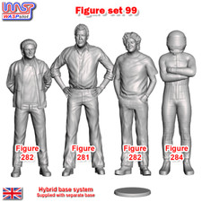 Trackside Figurine Sc ne Affichage Set 99 Top Gear X 4 Neuf 1:3 2 Echelle Wasp