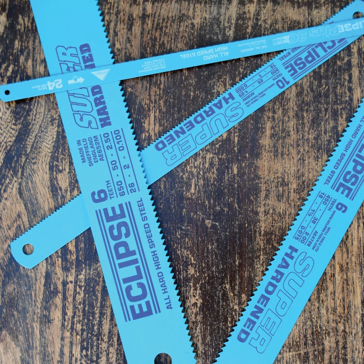 Eclipse Power Hacksaw Blades various sizes and TPI s Super Hardened HSS