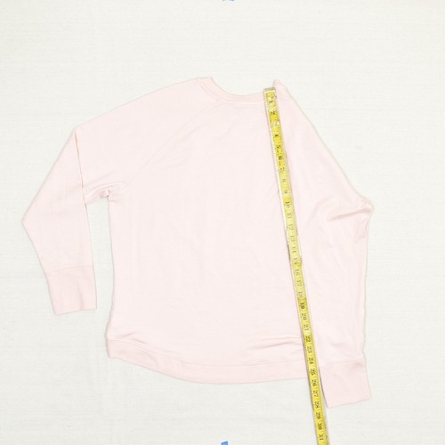 Athleta Women's Pullover Sweatshirt Crew Neck Solid Modal Pink Size XL - Picture 6 of 8