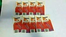 Zippo Flints 6 flints per pkg..  LOT OF 9 pkgs. 