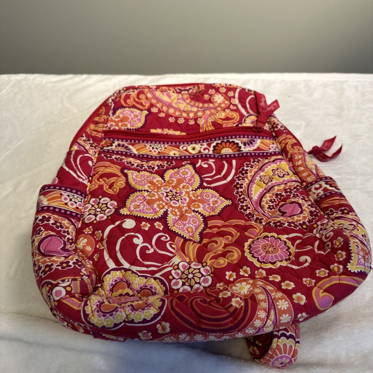 Vera Bradley Pink and Yellow Raspberry Fizz Floral Quilted  display picture 2