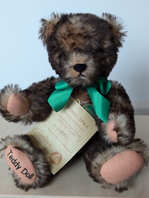   Hermann Coburg    Teddybär 14240-7    Teddy-Doll mit 2 Gesichtern  limitiert  