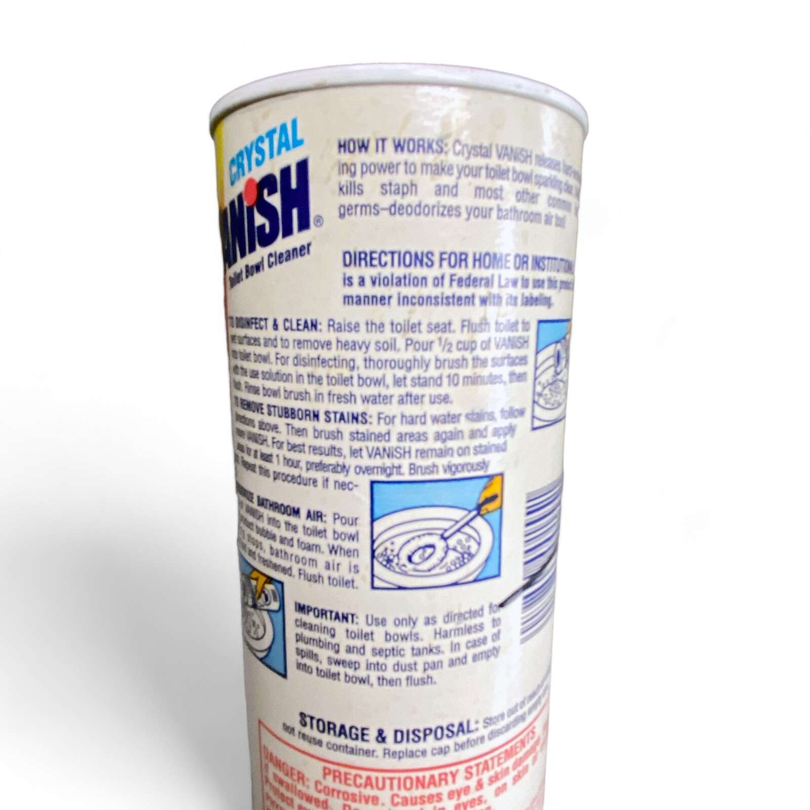 CRYSTAL Vanish Toilet Bowl Cleaner 34 oz NOS eBay