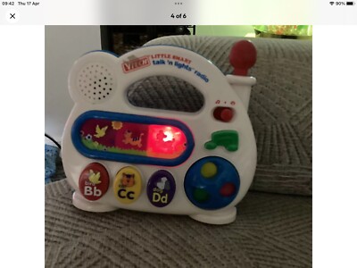 Vtech Little Smart Talk N Lights Radio Vintage Spielzeug Vintage