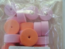 NEW SEALED 40Pcs Rnd Silicone Rubber Stopper Ring European Charm Bracelet Supply