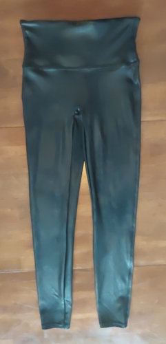 Leggings donna Spanx look ecopelle nero grande elasticizzato caviglia comodi - Foto 10 di 14