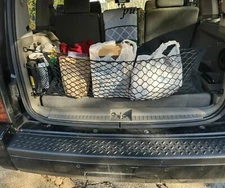 Rear Trunk Envelope Style Mesh Organizer Cargo Net for JEEP COMMANDER 2006-2010 