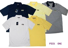 NCAA FIU Florida International University Panther Men's Polo Shirt, M, L, XL