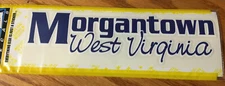 West Virginia Morgantown WV Decal