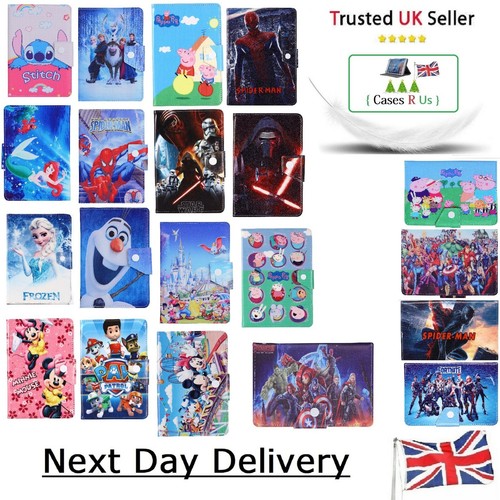 Super Heroes & Princess Tablet Case For Samsung Galaxy Tab E 8" 9.6"~ Kids Cover - 第 1/85 張圖片