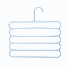 Multi-Layer Pants Hanger Trousers Rack Space Saving Anticorrosion Plastic Hanger