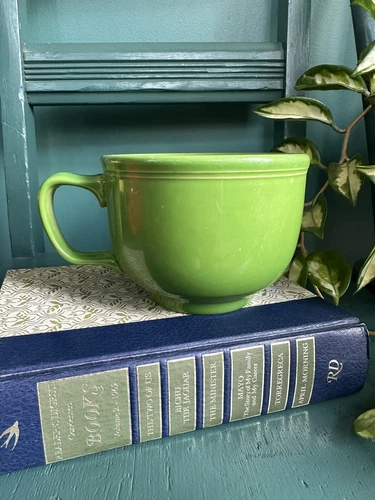 Homer Laughlin Jumbo Green Mug Cup Fiesta