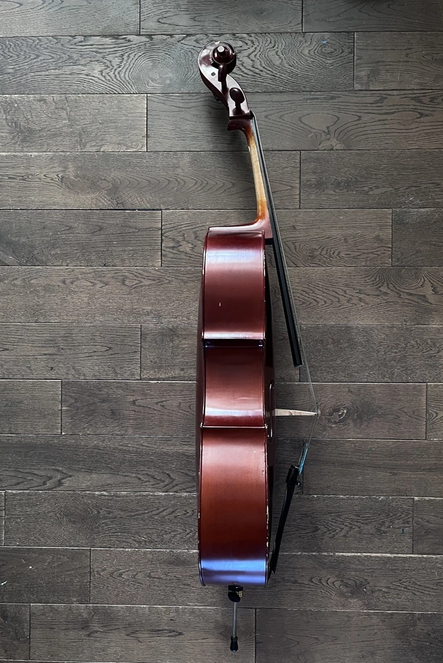 Primavera 90 1/2 Size Student Cello with bow and bag - Image 2 of 4