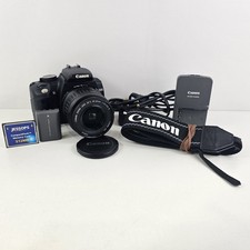 Canon EOS 350D Digital DSLR Camera EF-S 18-55mm Zoom Lens Tested Working