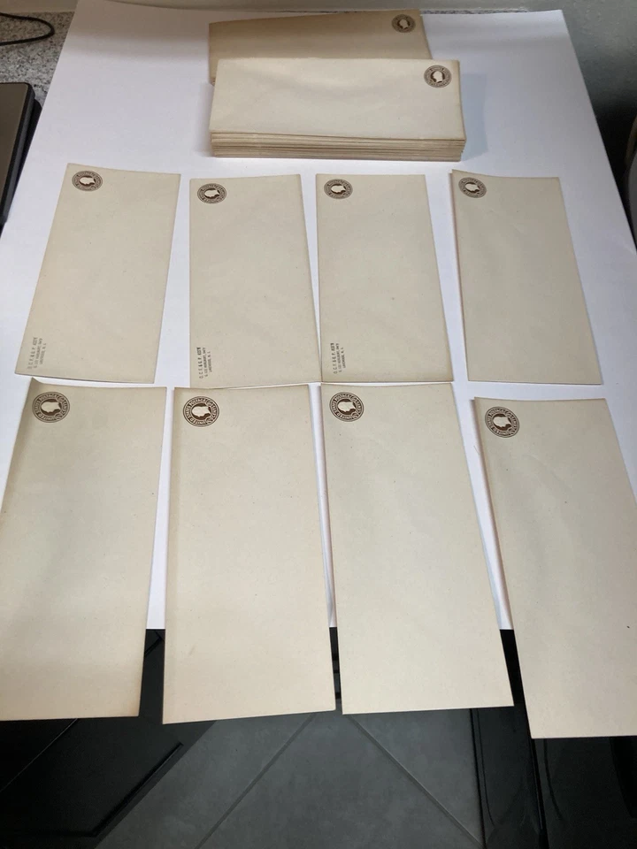Lot of 83 Embossed Washington 1 1/2 Cent Stamped Envelopes UNUSED (U482) 1925 - Image 4 of 4