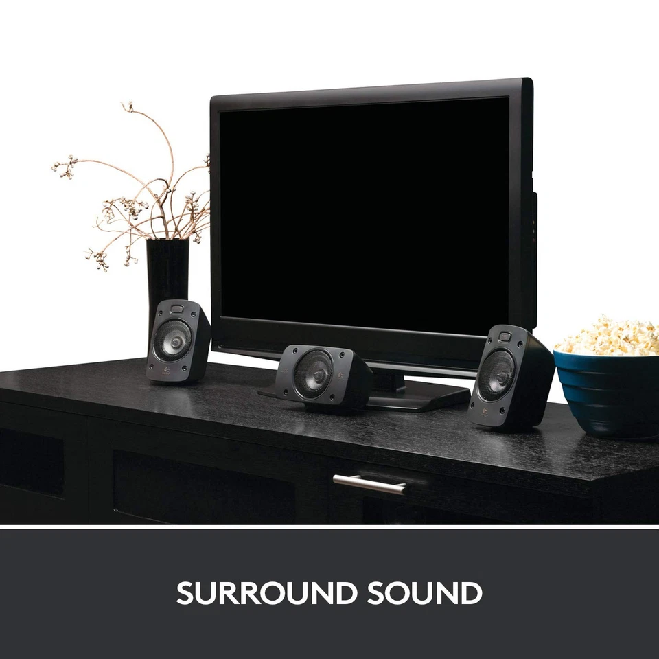 Logitech Z906 5.1 1000 Watt THX Surround Sound Speaker System - Image 2 of 4