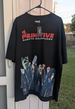 NWT Primitive Naruto Shippuden Criminal Clan T-shirt sz M (actual XL)