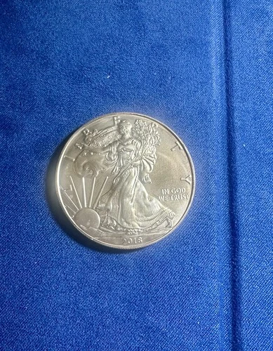 Walking Lady Liberty Fine Silver 1 Oz Ounce One Dollar Coin (2018)