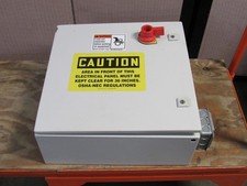 Rittal 1050250 Electrical Enclosure 20x20x8 W/ Safety Switch 30 A Amp 600V 3Ph