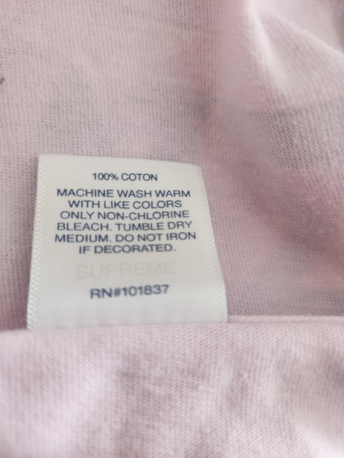 FW20 Supreme Multi Logo tee Size L Large Light Pink T-shirt Made In USA thumbnail 5