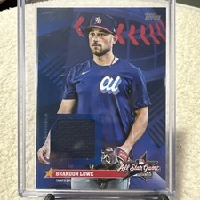 2025 Topps Update Series - All-Star Stitches Brandon Lowe #AS-BL (MEM)
