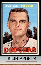 1967 Topps #313 Bob Lee Los Angeles Dodgers (A)