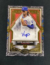 2025 Topps Tier One Kevin Alcantara RC Rookie Variation Auto /199 #BA-KA Cubs