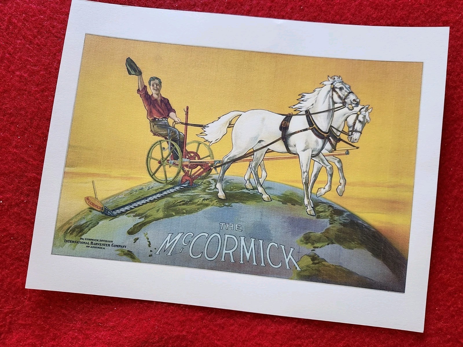 McCormick Deering Advertising International Harvester Advertising Farm Advertisi