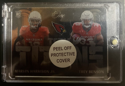 2024 Panini One - Team Titans Rookie Harrison Jr. Benson Cardinals #TT-ARI